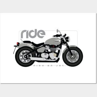 Ride speedmaster bw Posters and Art